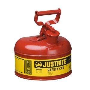 JUSTRITE 1 GAL TYPE I SAFETY CAN RED - Tagged Gloves